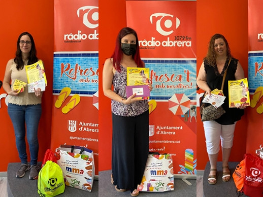 Guanyadores sorteig Porte Obertes de Ràdio Abreara amb el comerç local celebrat el dijous 30 de juny de 2022