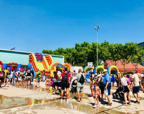 Festa Major 2022: inflables al pati de l'Escola Ernest Lluch