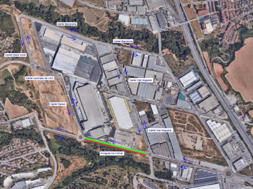 Tall avinguda de Ca n'Amat dissabte 3 d'abril de 2021 - portada